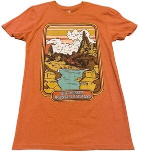 Disney Parks Big Thunder Mountain Railroad Tee- S- NWOT